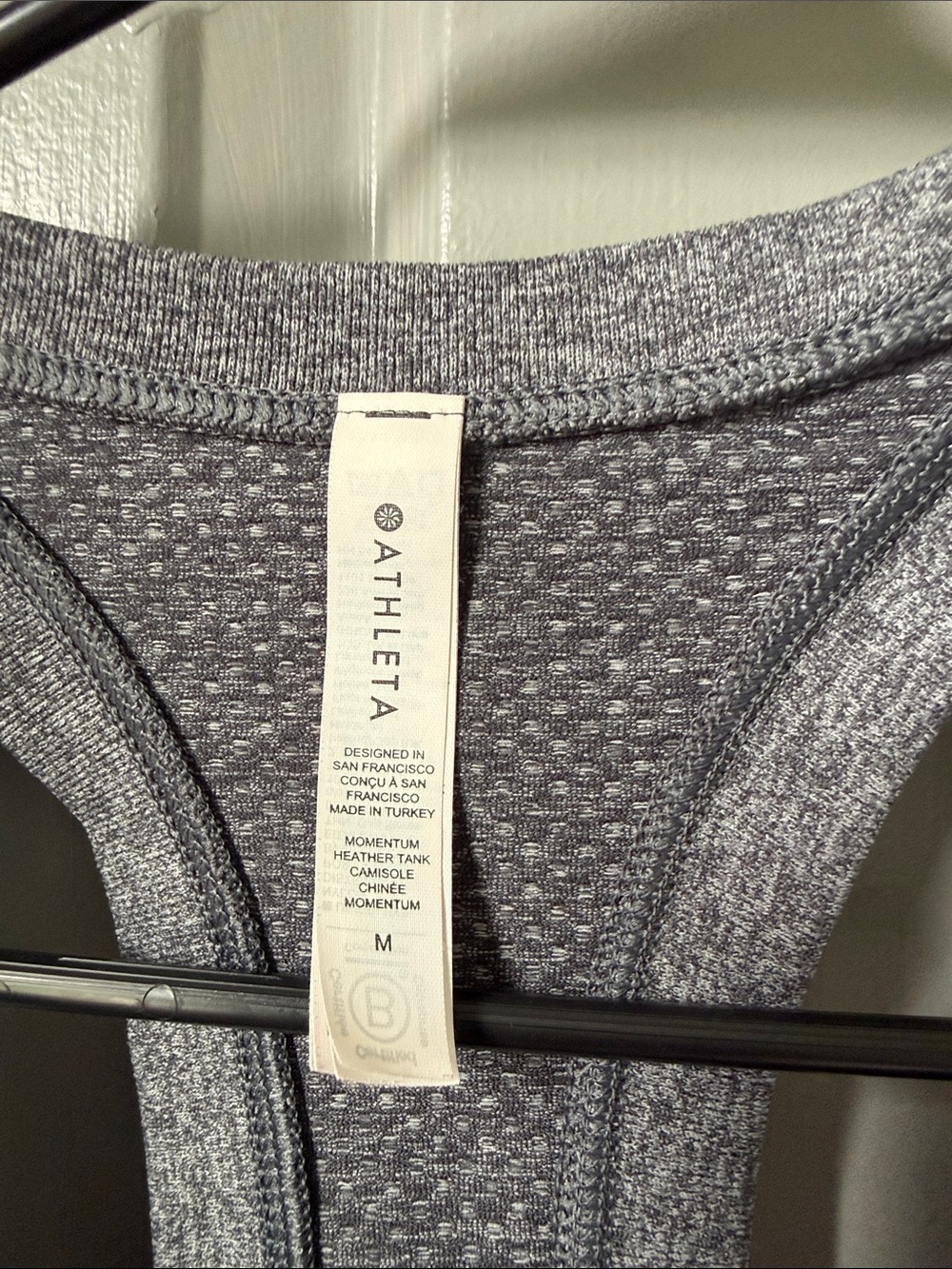 Athleta Heather Gray Racerback Tank - Picture 2 of 3